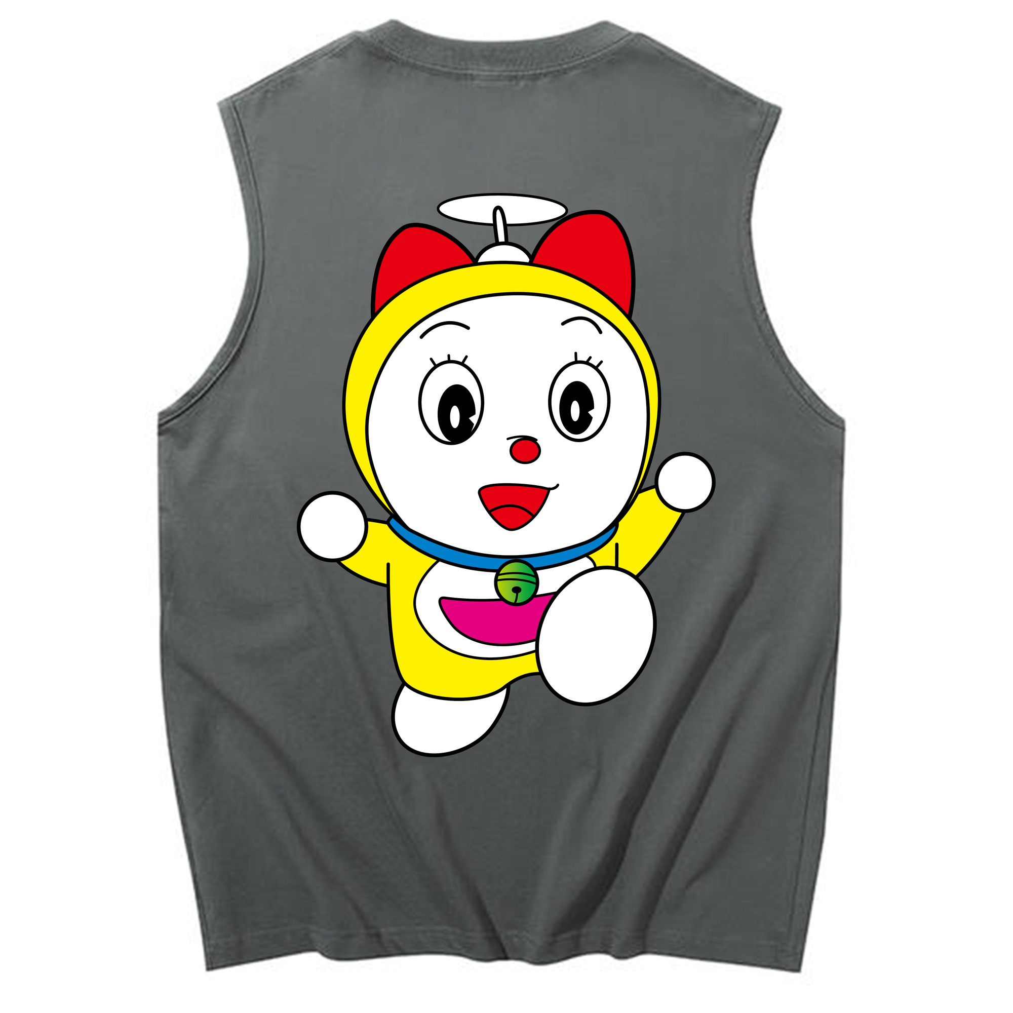 （画像用） ドラえもん ドラミ Doraemon Dorami コットン100％タンクトップ（背面プリント）
